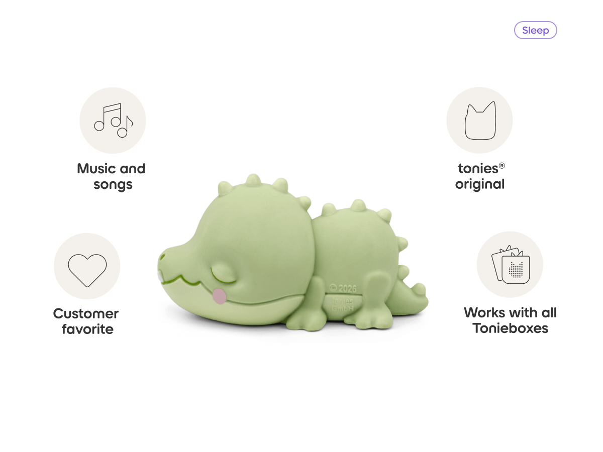 Sleepy Crocodile_ Bedtime Story from the Sleepy Jungle audio figurine from the sleep category, inspiring audio journeys and imaginative play