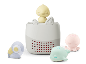 Toniebox Lite Sleepy Friends Bundle an audio player for kids with Sleepy Duck, Sleepy Toucan, Sleepy Whale and Sleepy Octopus audio figurines