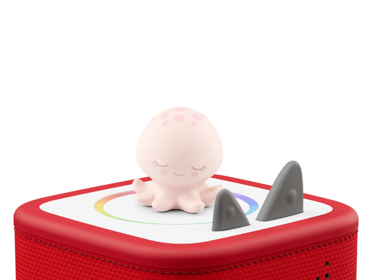 Sleepy Octopus: Bedtime Story from the Ocean Tonie on a Red Toniebox