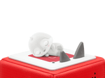 Sleepy Penguin: White Noise from the Ocean Tonie on a red Toniebox