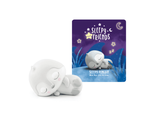 Sleepy Penguin: White Noise from the Ocean Tonie with a branded content card