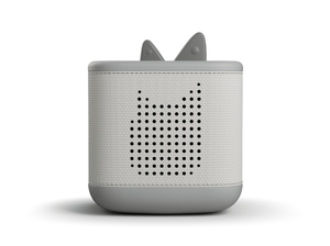 Front View Of Moon Gray Toniebox 2 An Audio Player For Kids, Used With Tonie Audio Figurines And Tonieplay Games