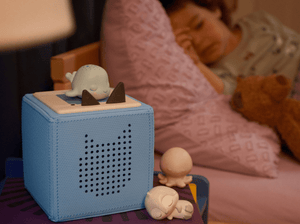 Child Playing With Sleepy Whale: Lullabies From The Ocean Tonie