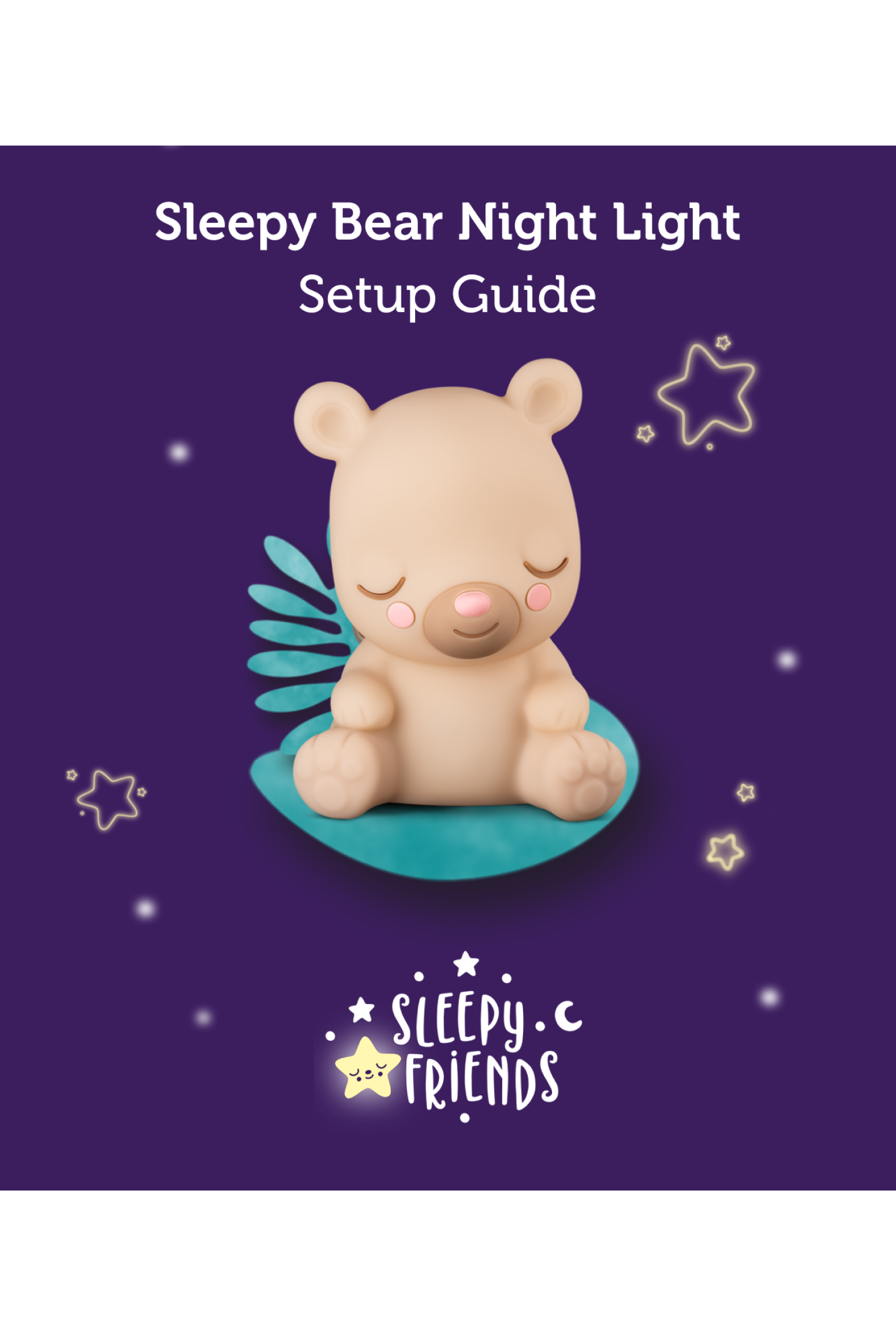 sleepy bear night light manual