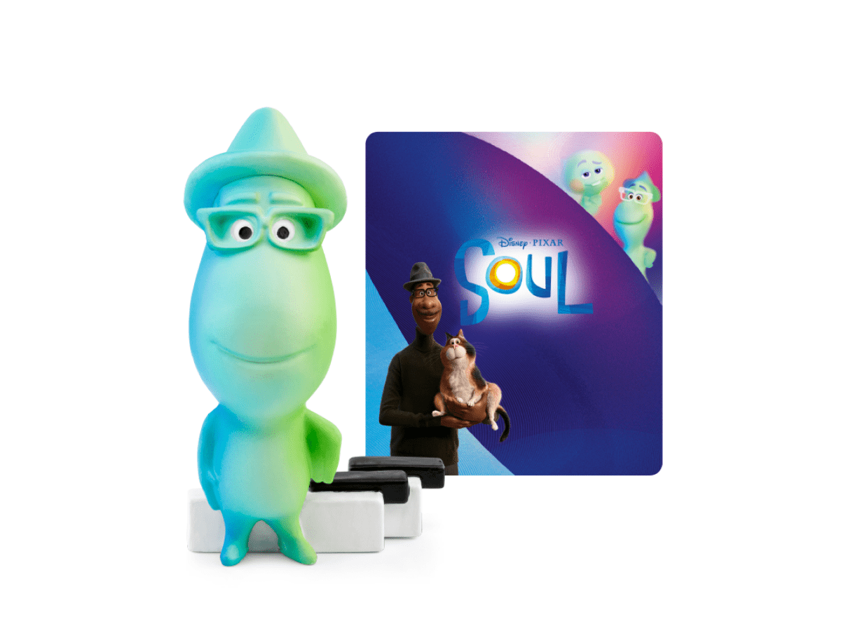 Disney & Pixar Soul Tonie with a branded content card