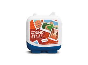 Sound Atlas Pocket Tonies - 4 Pack asia Tonie audio figurine for the Toniebox, which plays audio content
