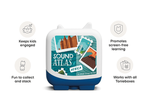 Sound Atlas Pocket Tonies - 4 Pack audio figurine from the learning category, inspiring audio journeys and imaginative play