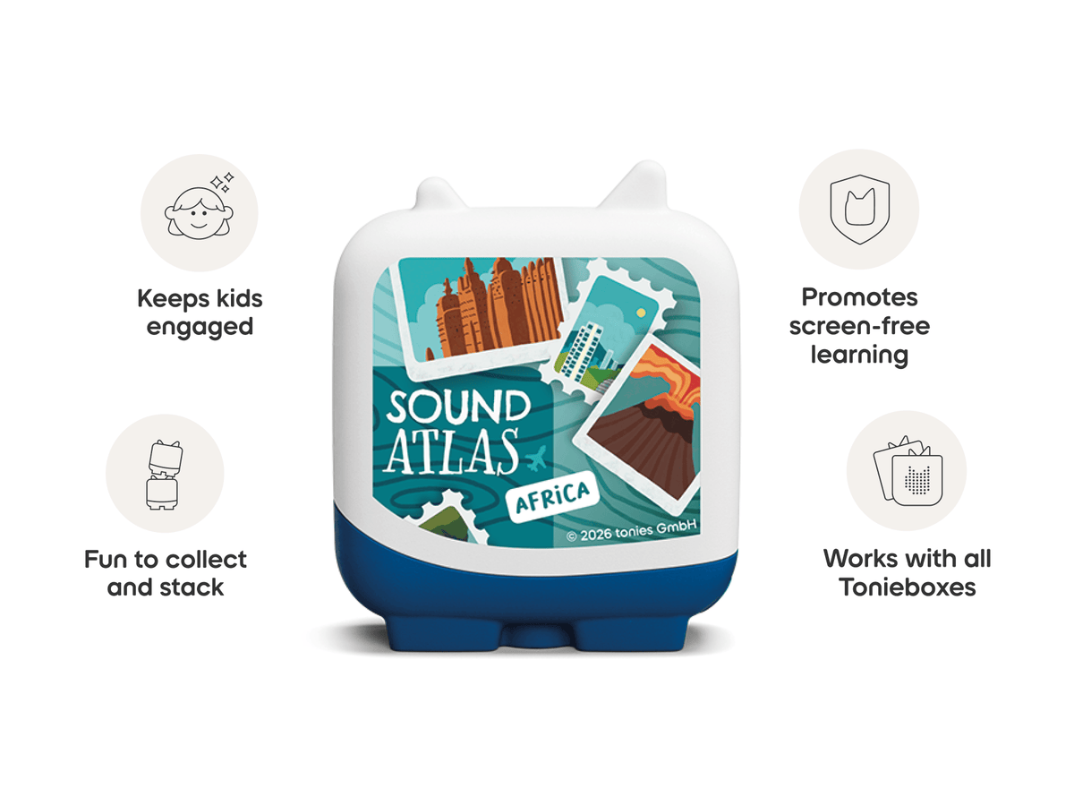 Sound Atlas Pocket Tonies - 4 Pack audio figurine from the learning category, inspiring audio journeys and imaginative play
