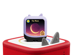 Space Explorers Club on a red Toniebox 2 ready to play audio stories and songs