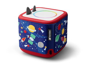 Space Sleeve on a red Toniebox 2
