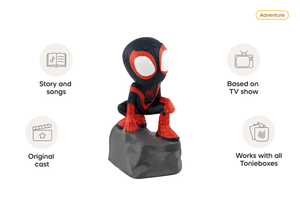 Marvel's Spidey and His Amazing Friends Spin Tonie audio figurine, inspiring audio journeys and imaginative play