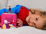 Child Playing With Marvel'S Spidey And His Amazing Friends: Spin Tonie