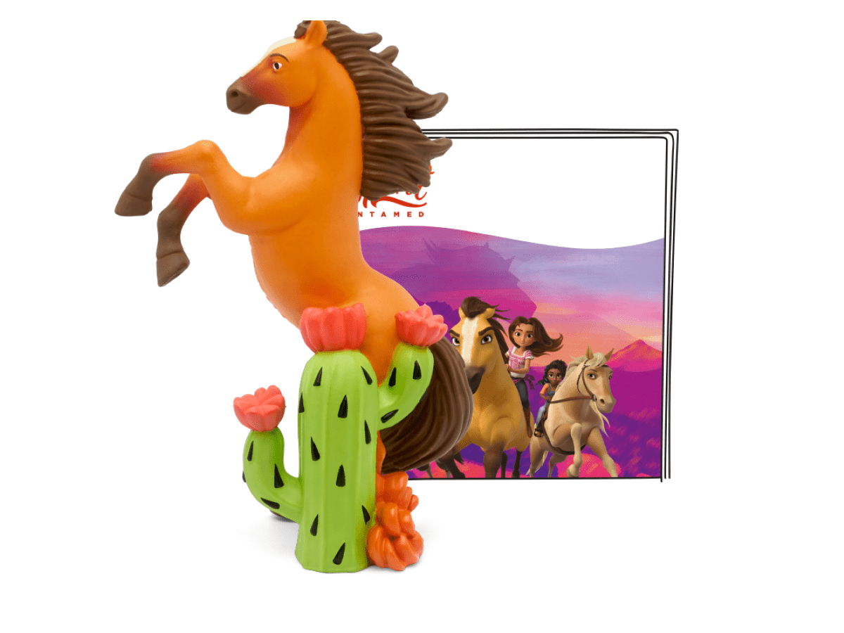 Spirit Untamed Tonie with a branded content card