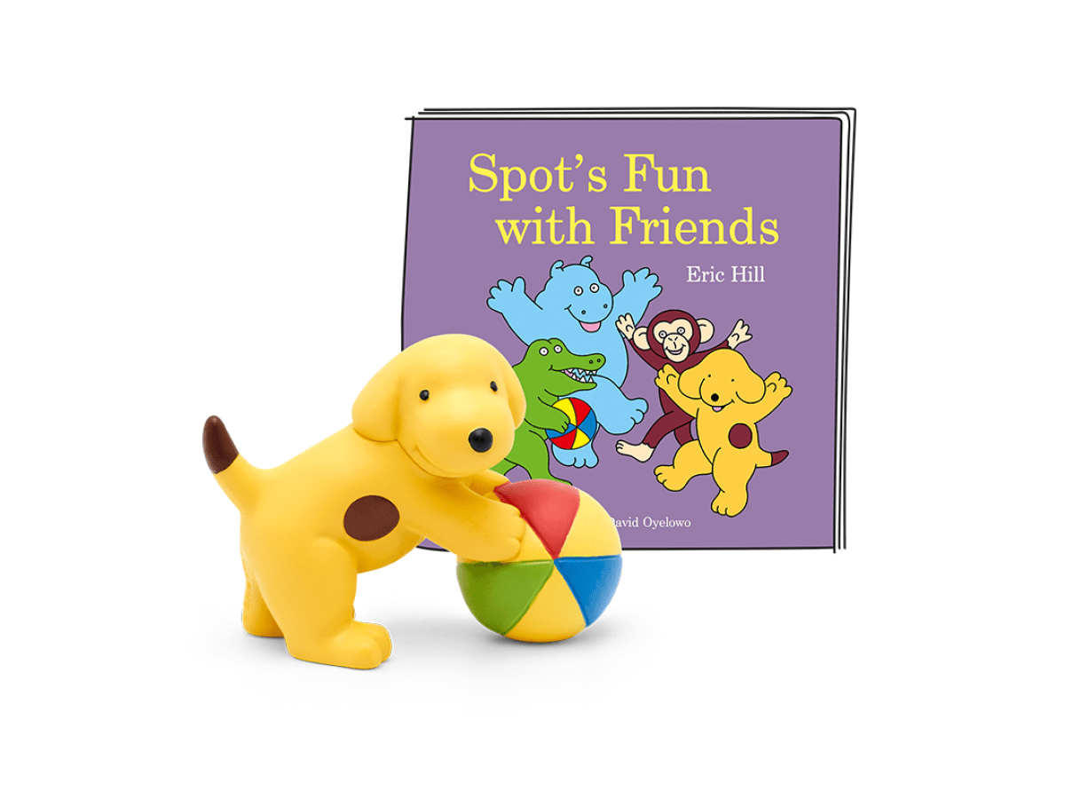 Spot's Fun with Friends Tonie with a branded content card