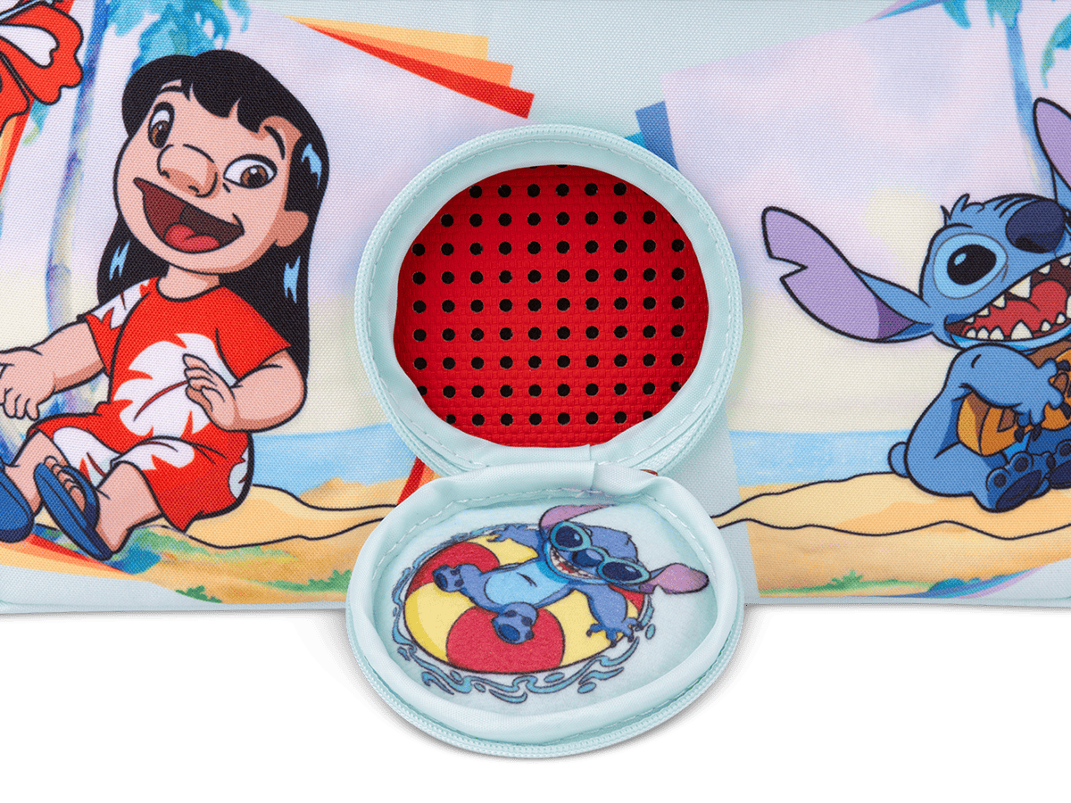 Listen & Play Bag Disney Stitch zipper speaker view