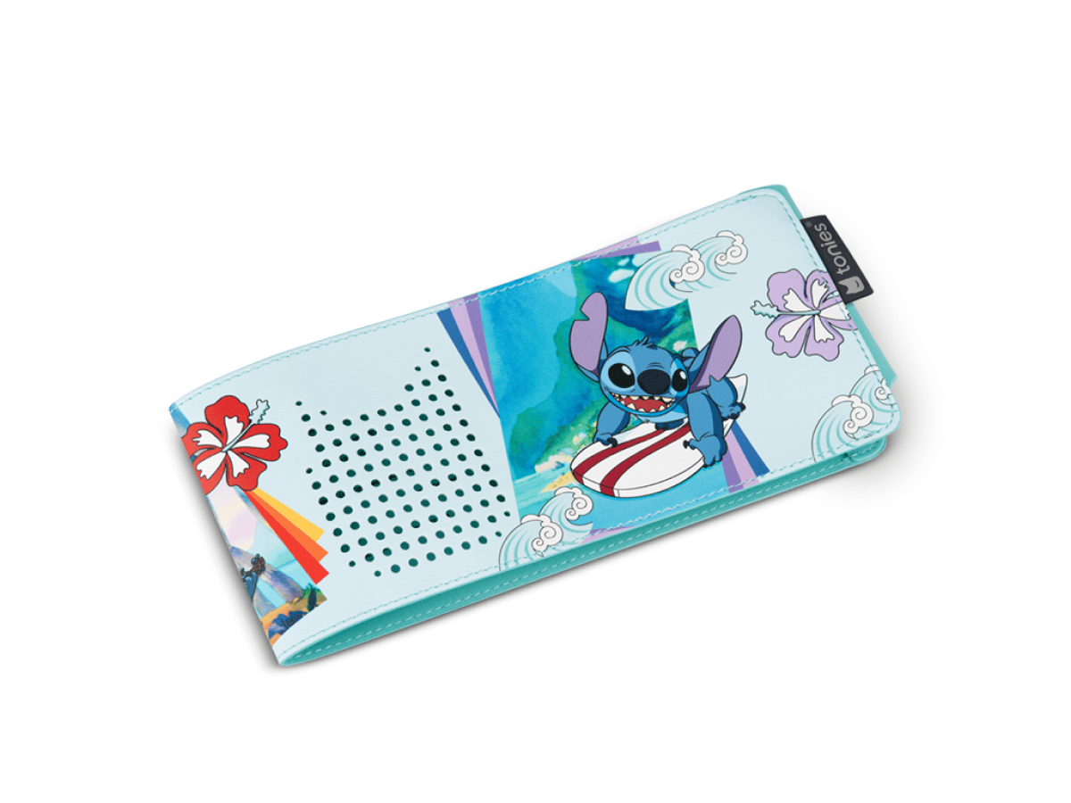 Flat view of the Toniebox 2 Sleeve Disney Stitch
