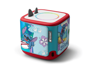 back view of Toniebox 2 Sleeve Disney Stitch on a red Toniebox 2