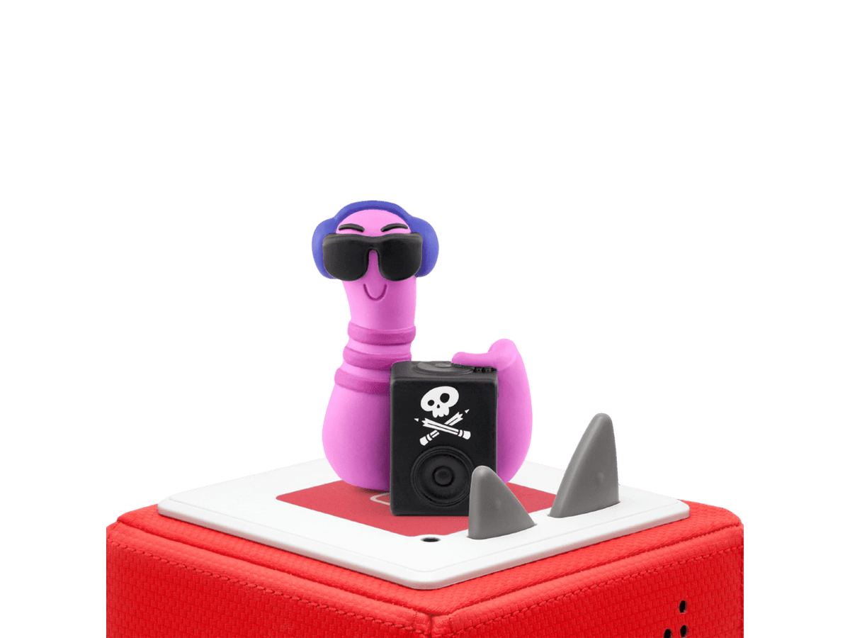 Story Pirates Tonie on a Red Toniebox