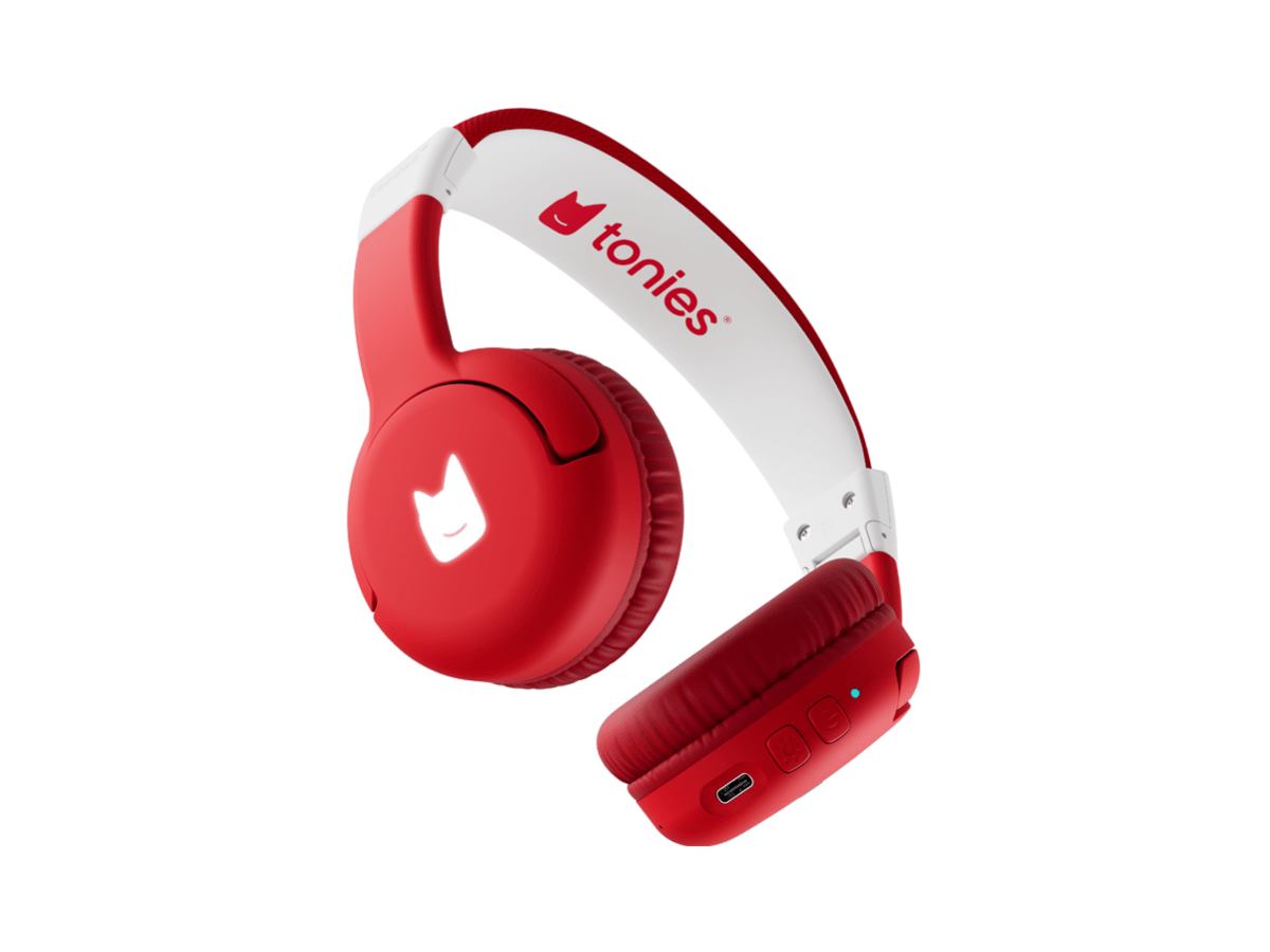 sunset red bluetooth headphones for kids