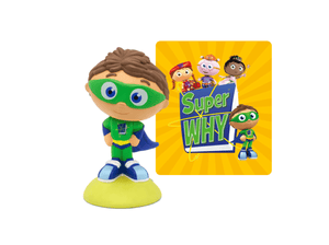 Super Why! Tonie with a branded content card