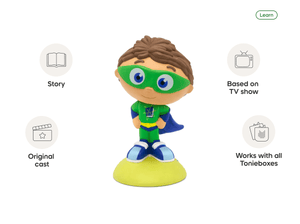 Super Why! Tonie audio figurine, inspiring audio journeys and imaginative play