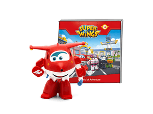 Super Wings: A World of Adventure Tonie with a branded content card