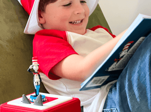 Child Playing With Dr. Seuss: The Cat In The Hat Tonie