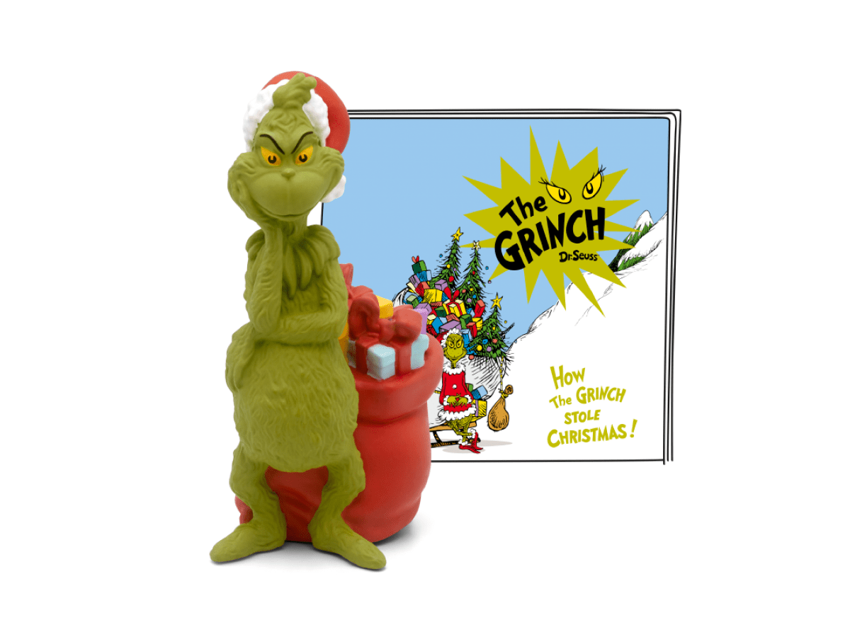 Dr. Seuss: How The Grinch Stole Christmas! Tonie with a branded content card