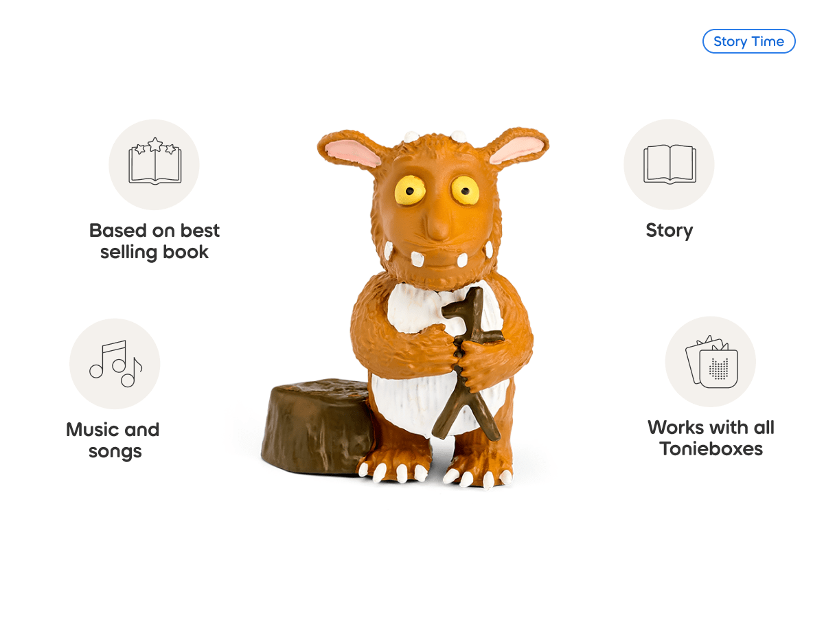 Julia Donaldson The Gruffalo's Child Tonie audio figurine, inspiring audio journeys and imaginative play