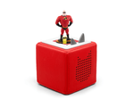 Full view of a Disney & Pixar The Incredibles Tonie on a Red Toniebox