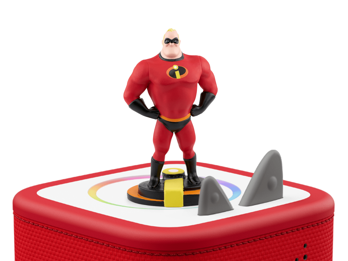 Disney & Pixar The Incredibles Tonie on a Red Toniebox