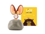 The Lion Inside Tonie with a branded content card
