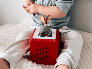 Child Playing With The Lion Inside Tonie
