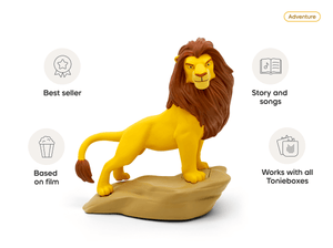 The Lion King audio figurine, inspiring audio journeys and imaginative play
