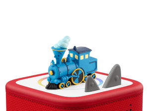 The Little Engine That Could Tonie on a Red Toniebox