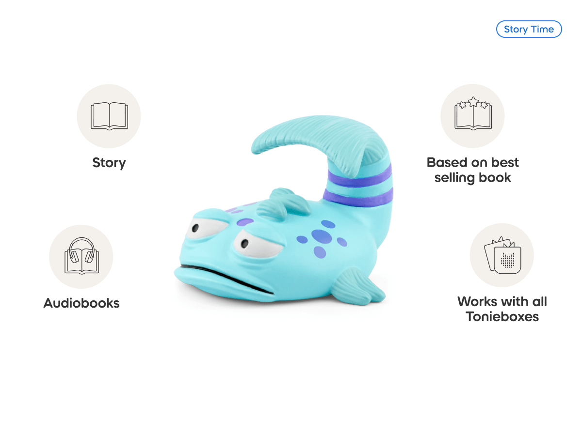 The Pout-Pout Fish Tonie audio figurine, inspiring audio journeys and imaginative play
