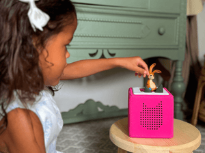 Child Playing With Favorite Classics: The Velveteen Rabbit Tonie