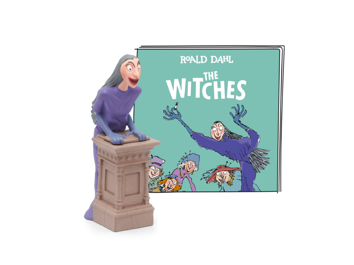 Roald Dahl: The Witches Tonie with a branded content card