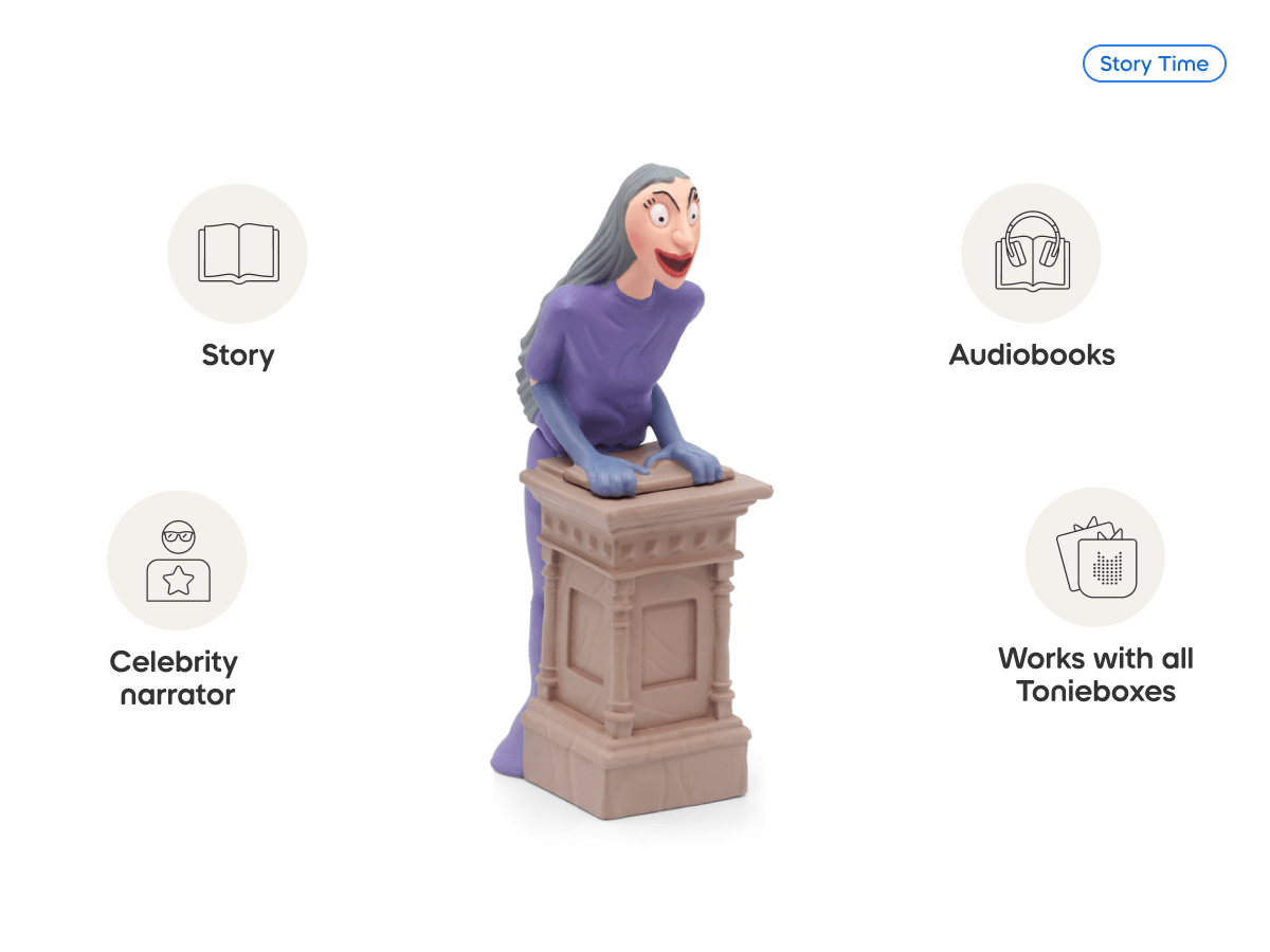 Roald Dahl The Witches Tonie audio figurine, inspiring audio journeys and imaginative play