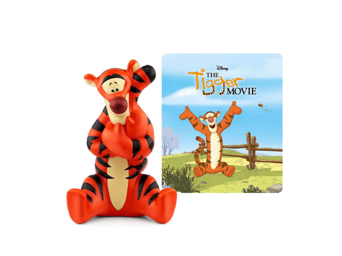 Disney Tigger Tonie with a branded content card