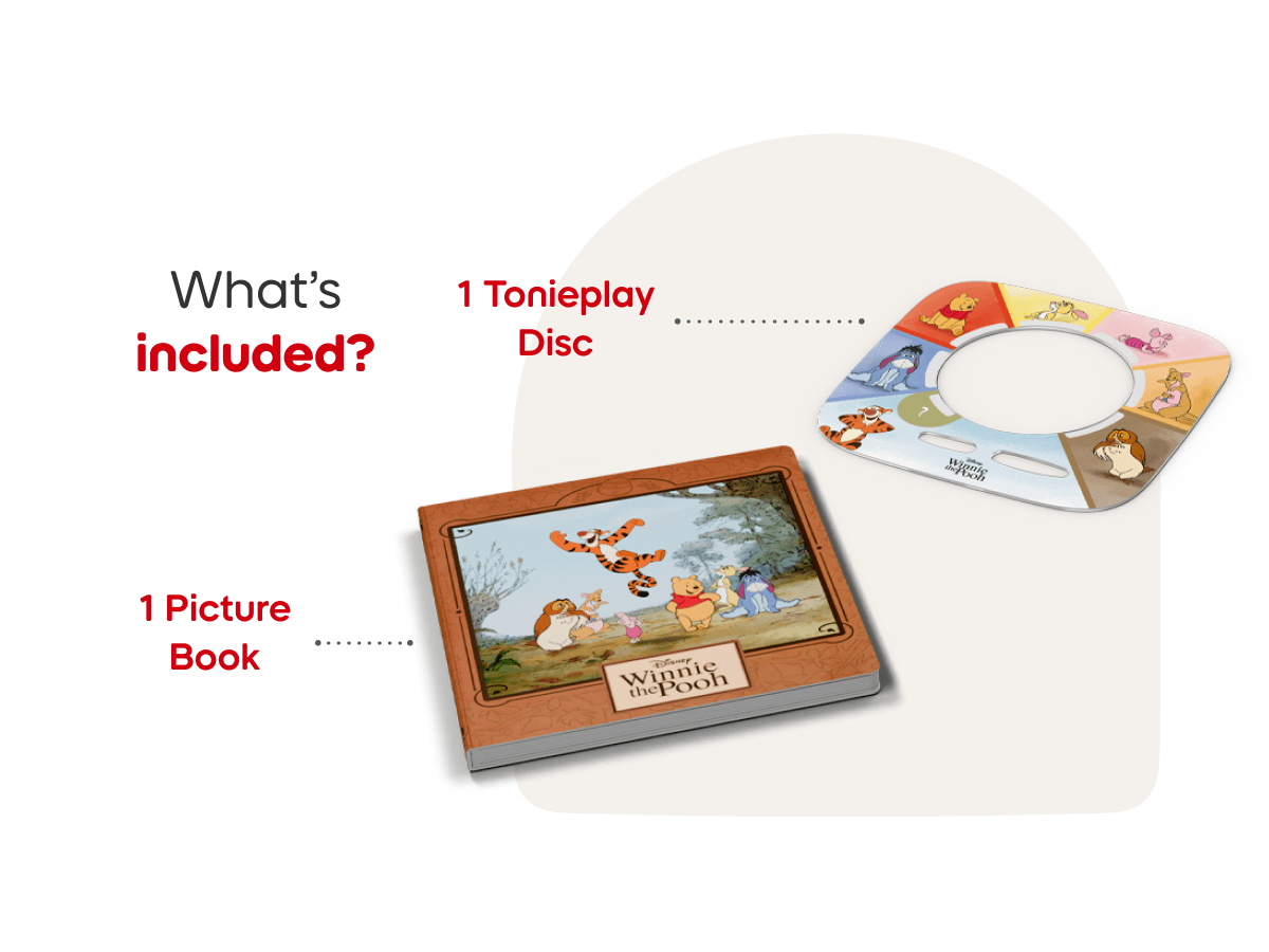 Disney Winnie The Pooh - Tigger's Mix-Up Fix-Up Tonieplay disc includes 1 disc and picture book