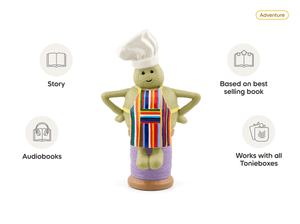 Tiny Chef Tonie audio figurine, inspiring audio journeys and imaginative play