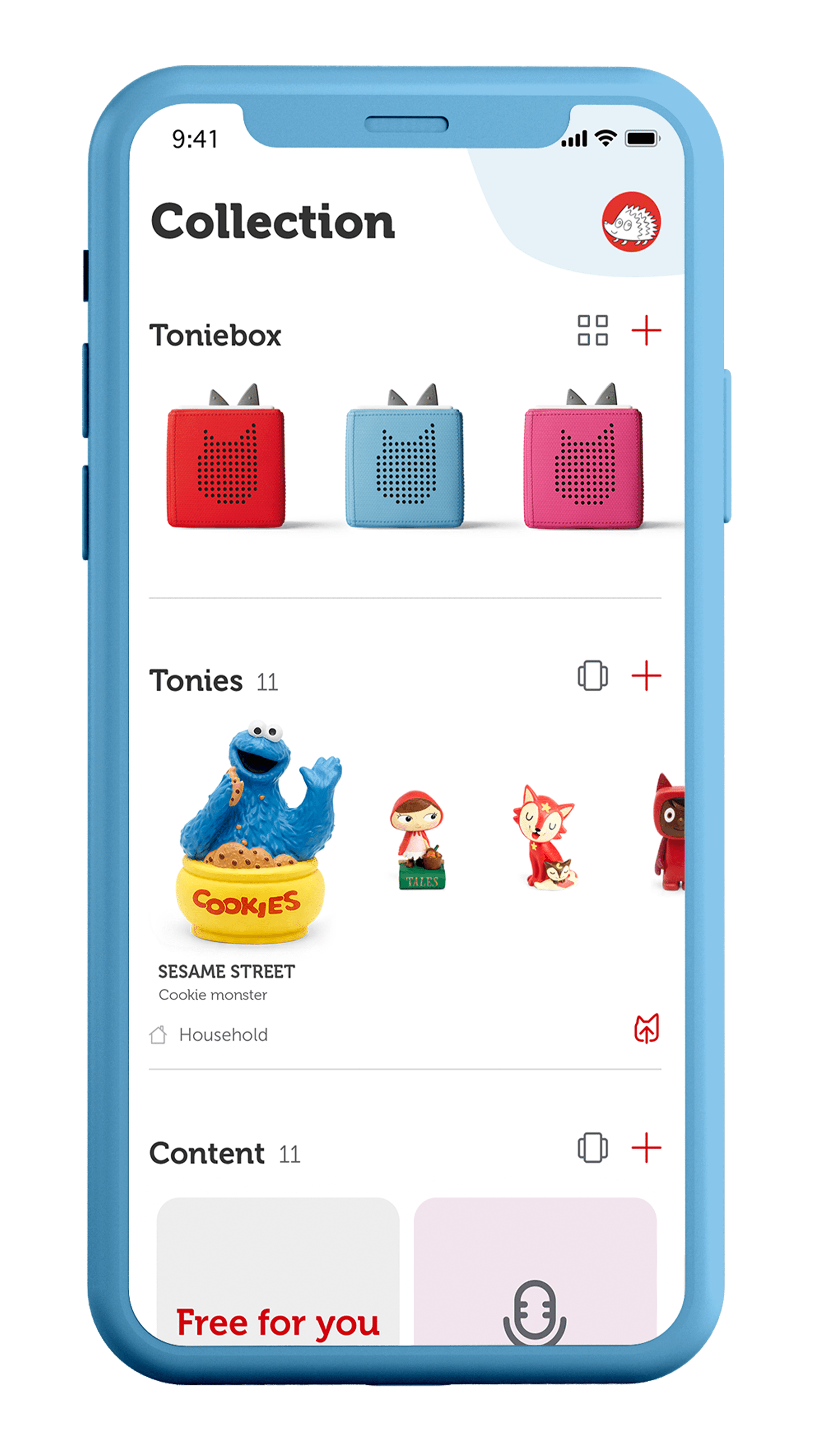 mytonies app homepage