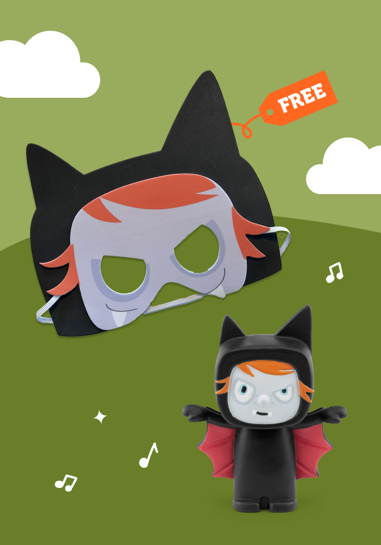 Receive a free mask tag when purchasing the Vampire Creative-Tonie