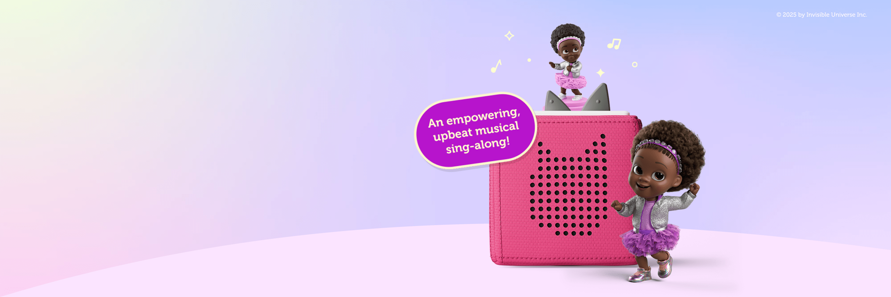 qai qai tonie on a pink toniebox