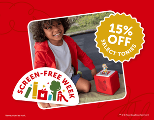 Enjoy screen free week with 15% off select products