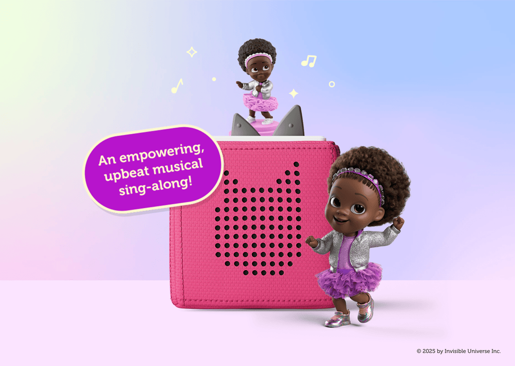 qai qai tonie on a pink toniebox