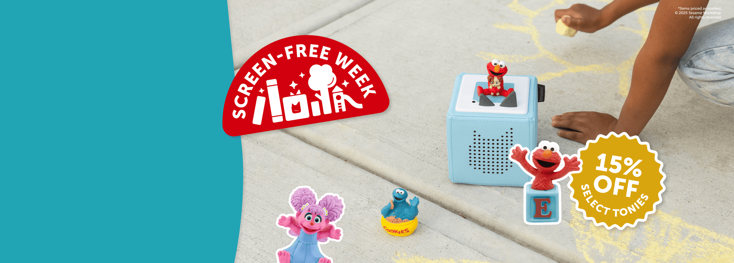 Enjoy screen free week with 15% off select Tonies