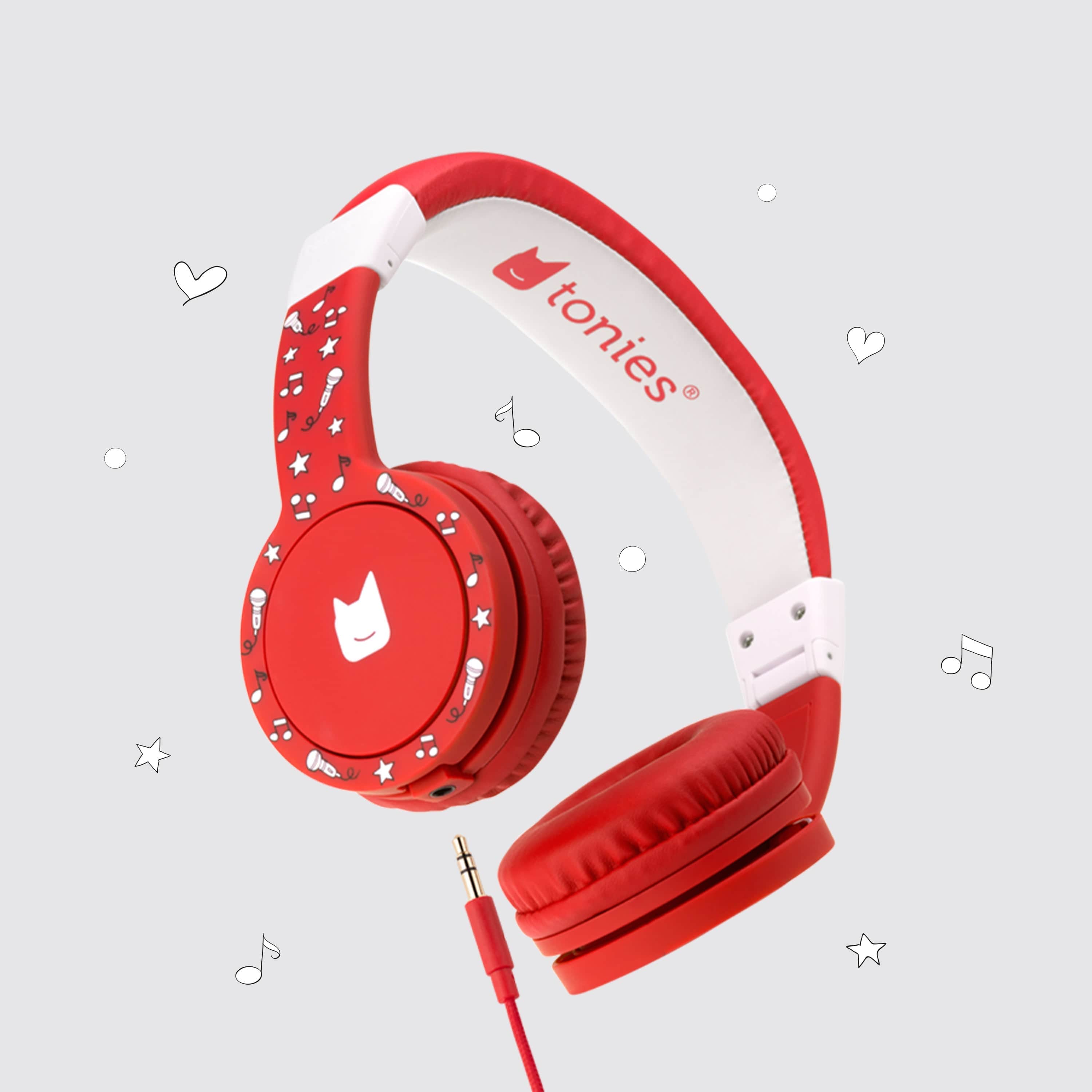 Headphones Red