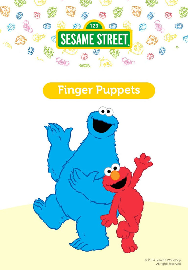 Sesame Street Finger Puppet Craft